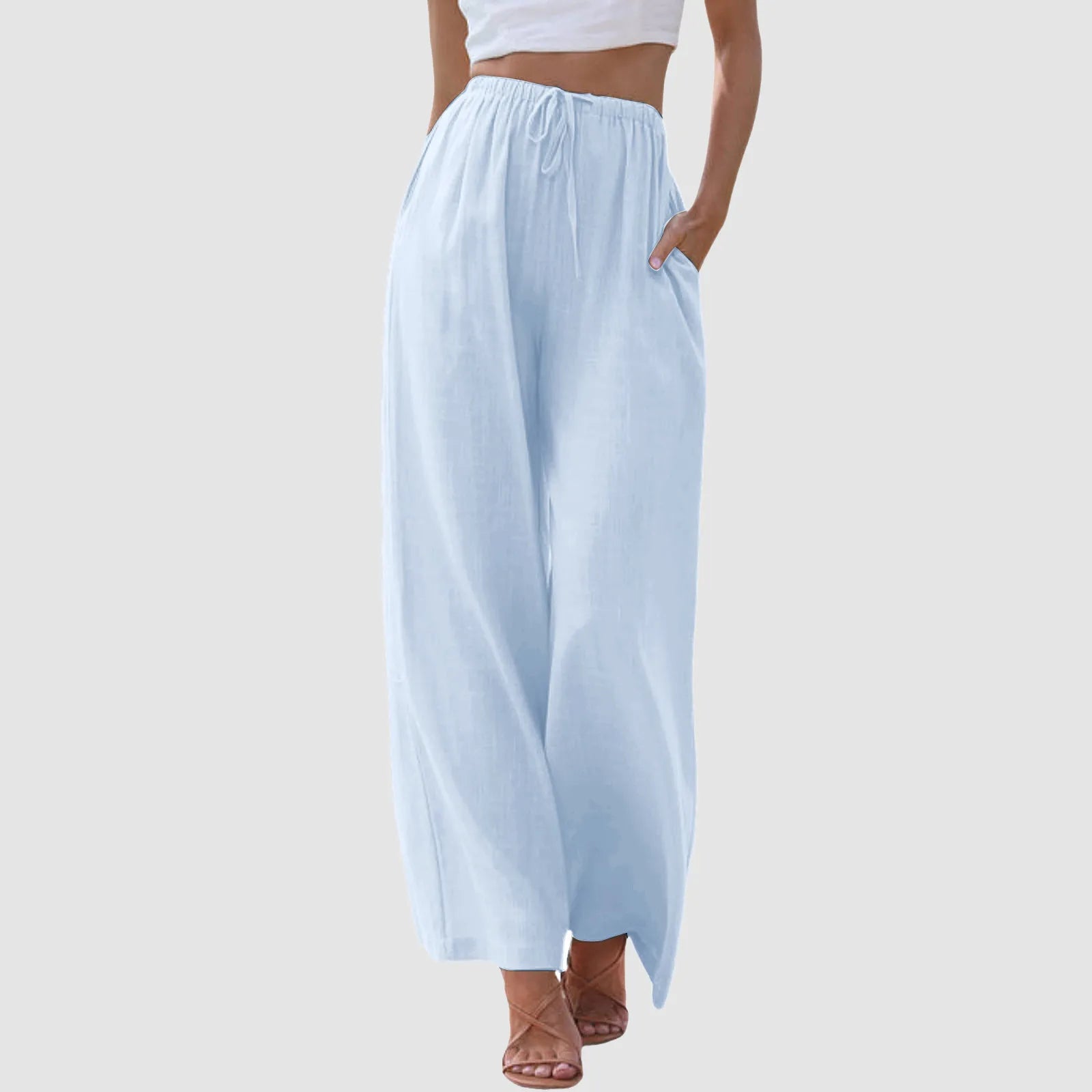 Lorel | Pantalones cómodos de pierna ancha y cintura alta.